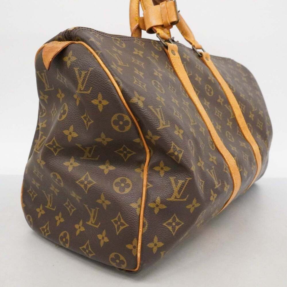 LOUIS VUITTON Brown Monogram Keepall 45 Boston Bag - Picture 2 of 15